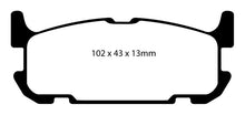 Load image into Gallery viewer, EBC 04-05 Mazda Miata MX5 1.8 (Sports Suspension) Redstuff Rear Brake Pads
