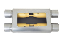 Load image into Gallery viewer, Gibson MWA Superflow Dual/Dual Oval Muffler - 4x9x14in/2.5in Inlet/2.5in Outlet - Stainless
