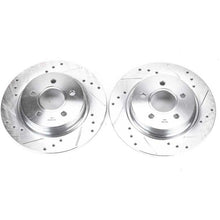 Load image into Gallery viewer, Power Stop 08-13 Volvo C30 Rear Evolution Drilled &amp; Slotted Rotors - Pair
