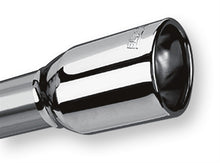 Load image into Gallery viewer, Borla Universal Polished Tip Single Oval Rolled Angle-Cut w/Clamp (inlet 2 1/4in. Outlet 3 5/8 x 2 1
