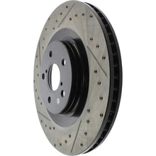 Load image into Gallery viewer, StopTech 13-18 Lexus GS350 Slotted &amp; Drilled Front Right Rotor
