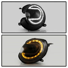 Load image into Gallery viewer, Spyder Mini Cooper 07-12 V2 Halogen Model Only Projector Headlights - Black PRO-YD-MC07V2SI-SBLB-BK
