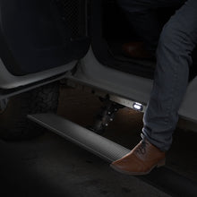 Load image into Gallery viewer, Go Rhino 21-23 Ford Bronco 2dr E-BOARD E1 Electric Running Board Kit (No Drill) - Tex. Blk
