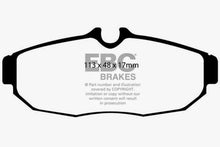 Load image into Gallery viewer, EBC 05-10 Ford Mustang 4.0 Greenstuff Rear Brake Pads
