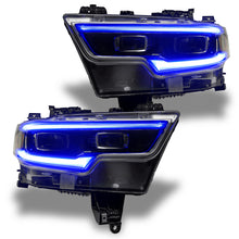Load image into Gallery viewer, Oracle 19-21 RAM 1500 Headlight DRL Upgrade Kit Proj. LED - ColorSHIFT RGBW+A w/ Simple Controller
