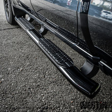 Load image into Gallery viewer, Westin 19-20 Chevrolet Silverado/GMC Sierra 1500 Double Cab PRO TRAXX 5 Oval Nerf Step Bars - Black
