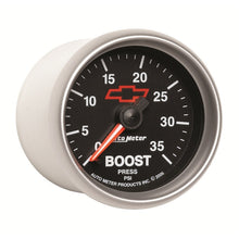 Load image into Gallery viewer, Autometer GM Bowtie Black 2-1/16 Fuel Level, 0-90 , Air-Core 8-18V

