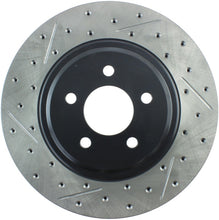 Load image into Gallery viewer, StopTech 94-04 Ford Mustang SVT Cobra Slotted &amp; Drilled Sport Front Right Brake Rotor
