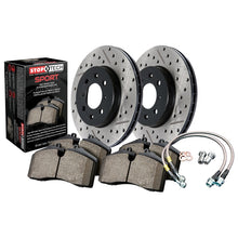 Load image into Gallery viewer, Sport Axle Pack, Drilled &amp; Slotted, Front
