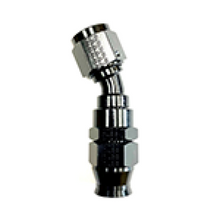Load image into Gallery viewer, Fragola -8AN Real Street x 30 Degree Hose End Black For PTFE Hose

