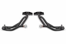Load image into Gallery viewer, BMR 10-14 Ford Mustang Adj. Lower A-Arms w/ Delrin/Rod End / 19mm Tall Ball Joint - Black Hammertone
