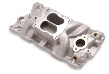 Load image into Gallery viewer, Edelbrock Manifold SBC 23-Degree Marine RPM 1955-1986 w/ Brass
