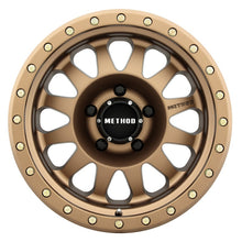 Load image into Gallery viewer, Method MR304 Double Standard 17x8.5 0mm Offset 5x5 94mm CB Method Bronze Wheel
