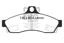 Load image into Gallery viewer, EBC 92-96 Chevrolet Caprice 4.3 Police Greenstuff Rear Brake Pads
