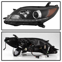 Load image into Gallery viewer, Spyder 2015-2017 Toyota Sienna Projector Headlights - DRL LED - Black PRO-YD-TSEN15-DRL-BK
