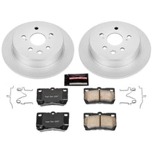 Load image into Gallery viewer, Power Stop 06-13 Lexus IS250 Rear Z17 Evolution Geomet Coated Brake Kit
