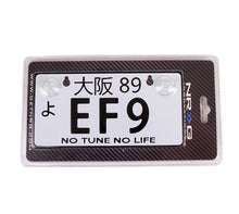 Load image into Gallery viewer, NRG Mini JDM Style Aluminum License Plate (Suction-Cup Fit/Universal) - EF9
