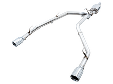 Load image into Gallery viewer, AWE Tuning 09-18 RAM 1500 5.7L (w/Cutouts) 0FG Dual Rear Exit Cat-Back Exhaust - Chrome Silver Tips
