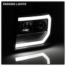 Load image into Gallery viewer, Spyder 07-13 GMC Sierra 1500-3500 Ver 2 Proj Headlights - DRL LED - All Blk PRO-YD-GS07V2-LBDRL-BKV2
