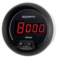 Load image into Gallery viewer, AutoMeter Gauge Tach 3-3/8in. 10K RPM In-Dash Digital Black Dial W/ Red Led
