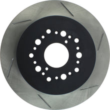 Load image into Gallery viewer, StopTech Power Slot 93-94 Lexus LS Series / 95-00 LS400 / 92-00 SC 400 Rear Left Slotted Rotor
