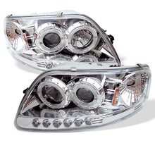 Load image into Gallery viewer, Spyder Ford F150 97-0 Projector - LED Halo Amber Reflctr LED Chome PRO-YD-FF15097-1P-AM-C
