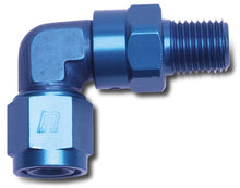 Load image into Gallery viewer, Russell Performance -6 AN 90 Degree Female to Male 3/8in Swivel NPT Fitting
