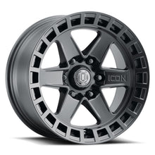 Load image into Gallery viewer, ICON Raider 17x8.5 6x135 6mm Offset 5in BS Satin Black Wheel

