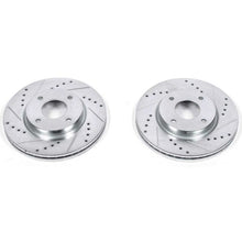Load image into Gallery viewer, Power Stop 09-14 Nissan Cube Front Evolution Drilled &amp; Slotted Rotors - Pair
