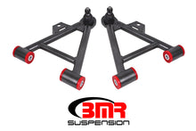 Load image into Gallery viewer, BMR 79-93 Mustang Lower Non-Adj. A-Arms (Coilover Only) w/ STD. Ball Joint (Poly) - Black Hammertone
