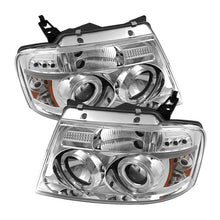 Load image into Gallery viewer, Spyder Ford F150 04-08 Projector Headlights Version 2 LED Halo LED Chrm PRO-YD-FF15004-HL-G2-C
