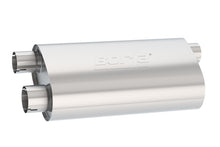 Load image into Gallery viewer, Borla Transverse Flow Notched Muffler - Oval Single Inlet/Dual Outlet 2.5in 19in x 10.5in x 5.5in
