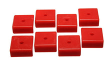 Load image into Gallery viewer, Energy Suspension Pad - Soft - 2-1/16in SQ x 3/8in ID x 15/16in H - Red
