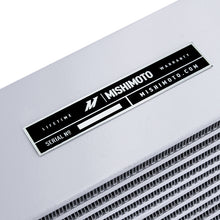 Load image into Gallery viewer, Mishimoto Heavy-Duty Oil Cooler - 10in. Opposite-Side Outlets - Silver
