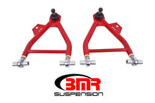 Load image into Gallery viewer, BMR 94-04 Mustang Lower A-Arms (Coilover Only) w/ Adj. Rod End and Tall Ball Joint - Red
