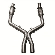 Load image into Gallery viewer, Kooks 05-10 Ford Mustang GT 2 1/2in x 2 1/2in OEM Exhaust GREEN Cat X Pipe
