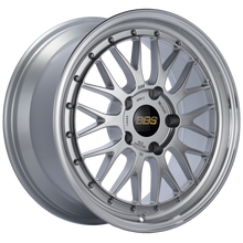 Load image into Gallery viewer, BBS LM 18x8.5 5x130 ET56 CB71.6 Diamond Silver Center Diamond Cut Lip Wheel
