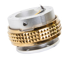 Load image into Gallery viewer, NRG Quick Release Kit - Pyramid Edition - Silver Body / Chrome Gold Pyramid Ring
