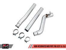 Load image into Gallery viewer, AWE Tuning 2018+ Jeep Wrangler JL/JLU 3.6L Non-Resonated Mid Pipe
