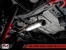 Load image into Gallery viewer, AWE Tuning 2018+ Jeep Wrangler JL/JLU 3.6L Trail Edition Cat-Back Exhaust
