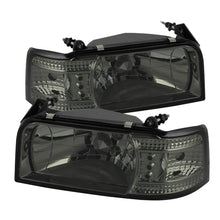 Load image into Gallery viewer, Spyder Ford F150 92-96/Ford Bronco 92-96 1PC LED ( LEDs)Crystal Headlights Smke HD-YD-FB92-1PC-SM
