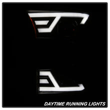 Load image into Gallery viewer, xTune 15-17 Ford F-150 DRL LED Light Bar Projector Headlights - Black Smoke (PRO-JH-FF15015-LB-BSM)
