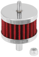 Load image into Gallery viewer, K&amp;N Steel Base Crankcase Vent Filter 3/8in OD Tube  2in OD 1-1/2in Height
