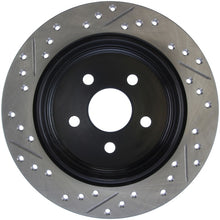 Load image into Gallery viewer, StopTech 03-09 Chrysler PTCruiser Tur / 03-05 Dodge Neon SRT-4 Rear Left Slotted &amp; Drilled Rotor
