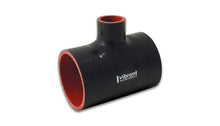 Load image into Gallery viewer, Vibrant Silicone T-Hose Coupler Hose ID 2in Overall Length 4in Branch ID 1in
