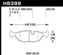 Load image into Gallery viewer, Hawk 84-4/91 BMW 325 (E30) DTC-50 Race Rear Brake Pads
