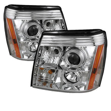 Load image into Gallery viewer, Spyder Cadillac Escalade 02-06 Projector Halogen Model- LED Halo DRL Chrm PRO-YD-CE02-DRL-C

