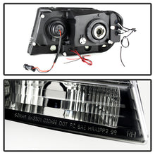 Load image into Gallery viewer, Spyder Jeep Grand Cherokee 99-04 Projector Headlights LED Halo LED Black Smoke PRO-YD-JGC99-HL-BSM
