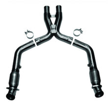 Load image into Gallery viewer, Kooks 11-14 Ford Mustang GT 5.0L 4V 3in x 2 3/4in OEM Cat X Pipe Kooks HDR Req
