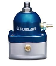 Load image into Gallery viewer, Fuelab 515 Carb Adjustable FPR 4-12 PSI (2) -10AN In (1) -6AN Return - Blue
